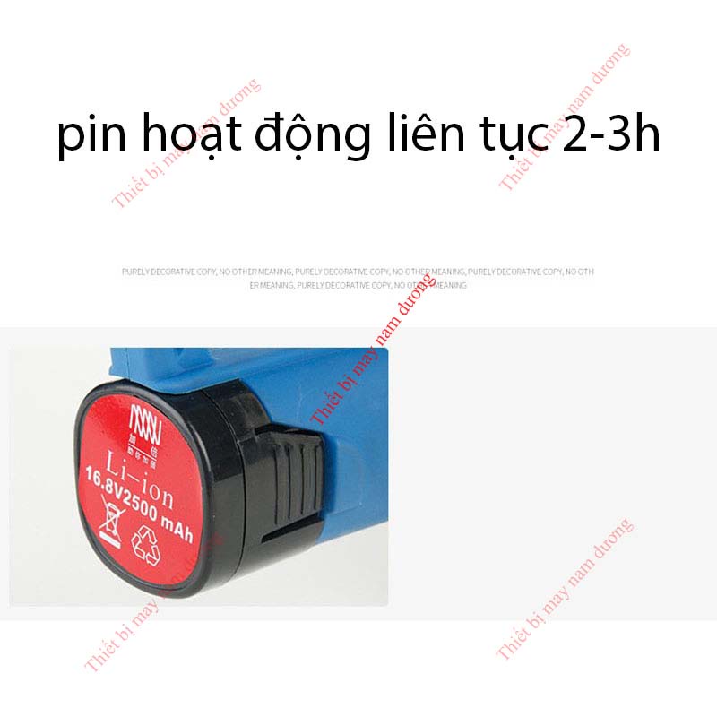 Pin máy cắt vải cầm tay chạy pin RCS-110 nhỏ gọn tiện lợi &gt; có 5 chế cắt &gt; đèn LED chiếu sáng