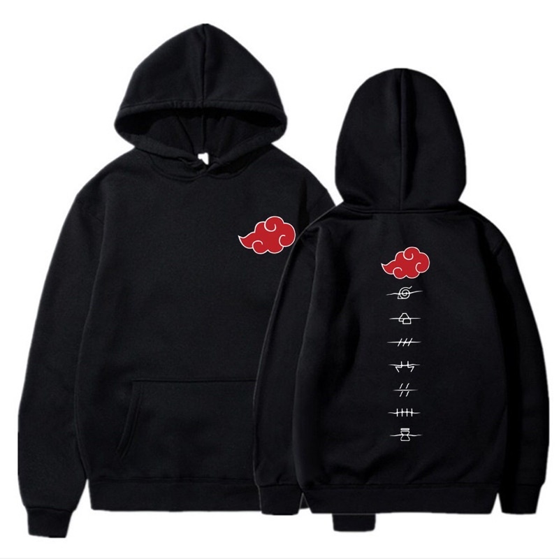 Áo Naruto - BST ÁO KHOÁC ÁO HOODIE HÌNH AKATSUKI UCHIHA, SASUKE , NARUTO ANIME Nam Nữ Đủ Size