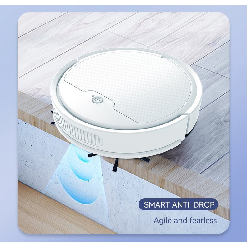 Máy robot hút bụi ChiGo lau sàn nhà thông minh 3 trong 1 tiện dụng cho gia đình kèm phụ kiện - Ahamarket