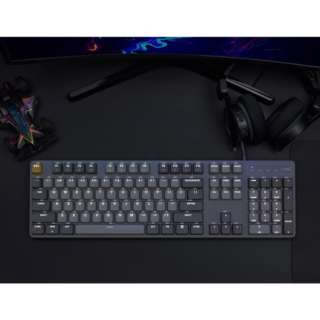 Bàn Phím Cơ Chơi Game G06 104 Phím Có Đèn Nền Cho Xiaomi Laptop Notebook PC laptop táo