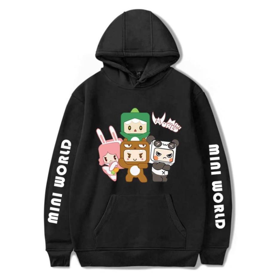 Áo khoác áo hoodie Mini World đẹp giá siêu rẻ - có size trẻ em / uy tín chất lượng
