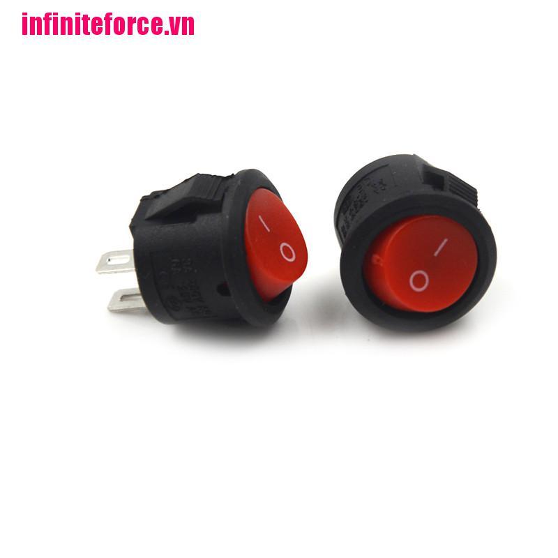 Set 10 Công Tắc On-Off 2-Pin 16mm 3A Chất Lượng Cao