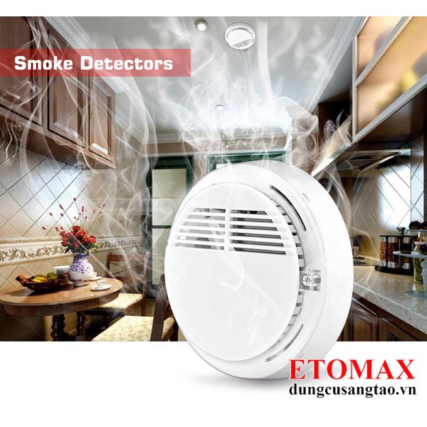 Máy báo khói báo cháy không dây cao cấp