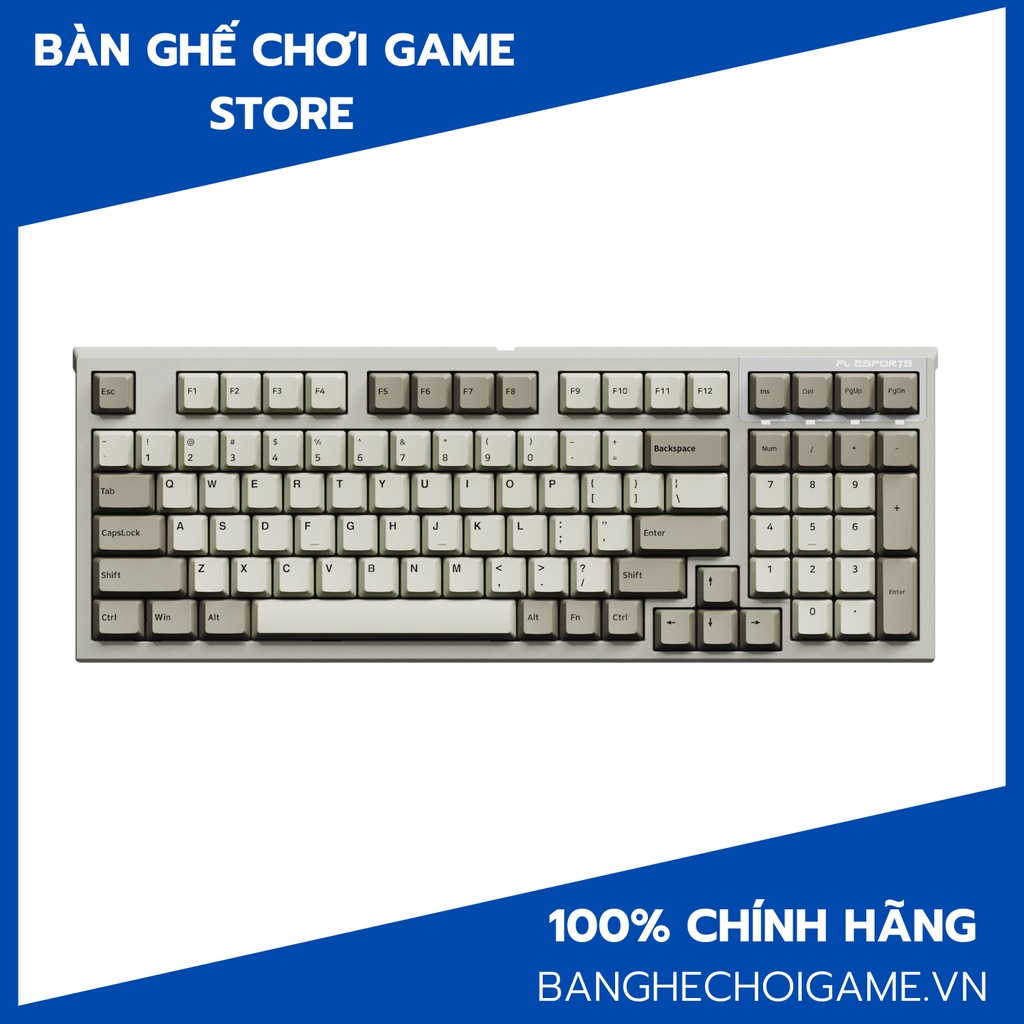 Bàn phím cơ FL-Esports FL980CPS Retro Grey 1 Mode - Hàng chính hãng