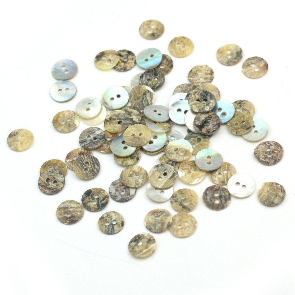100 Nút Ngọc Trai Tròn 10mm