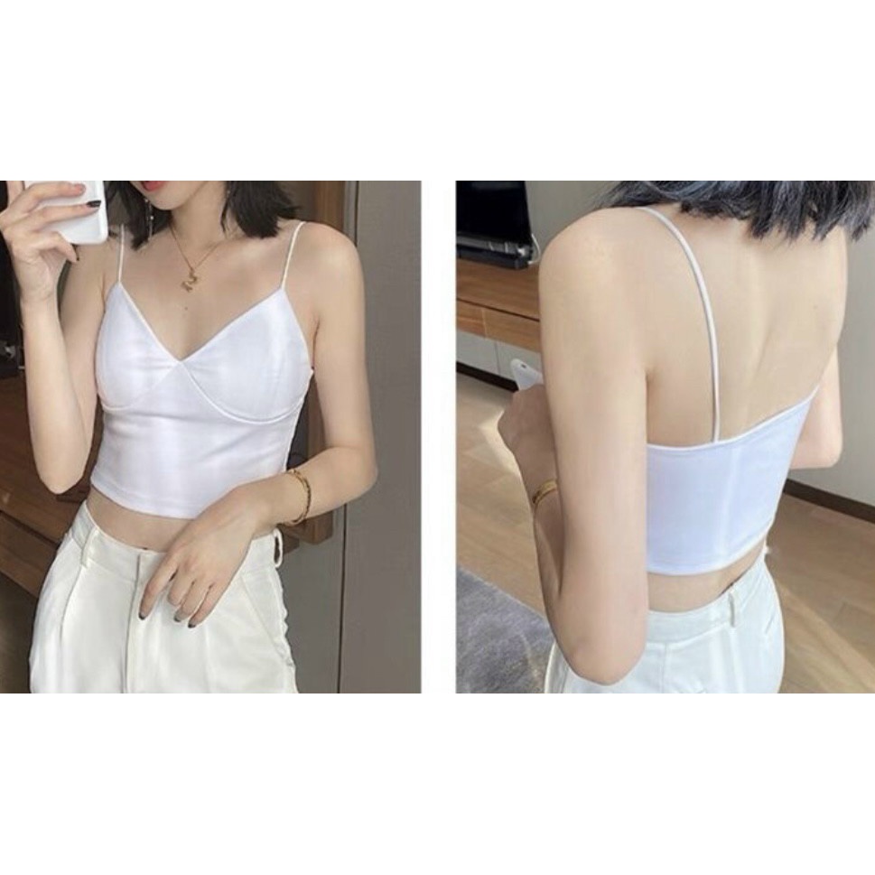 Áo Hai Dây Sang Chảnh Chất Cát