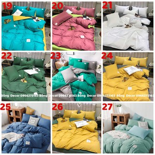 Bộ Chăn Ga Gối Cotton Đũi Tici Cao Cấp Mẫu Mới 2021 (chat chọn mẫu)