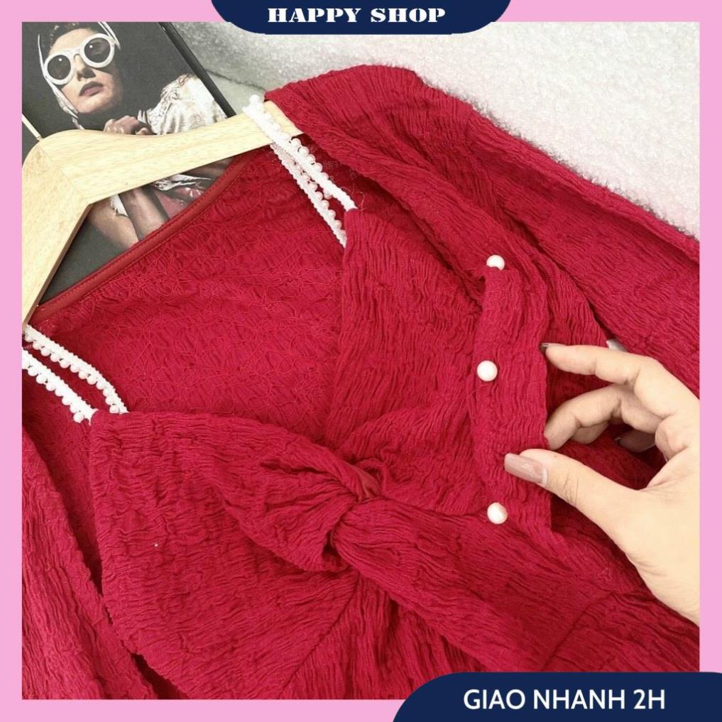 Set Đầm Đỏ, Váy 2 Dây Xoắn Ngực Kèm Áo Khoác Nữ Dáng Ngắn Tay Dài Phong Cách Thời Trang Trẻ Trung, Năng Động Cho Bạn Nữ | BigBuy360 - bigbuy360.vn