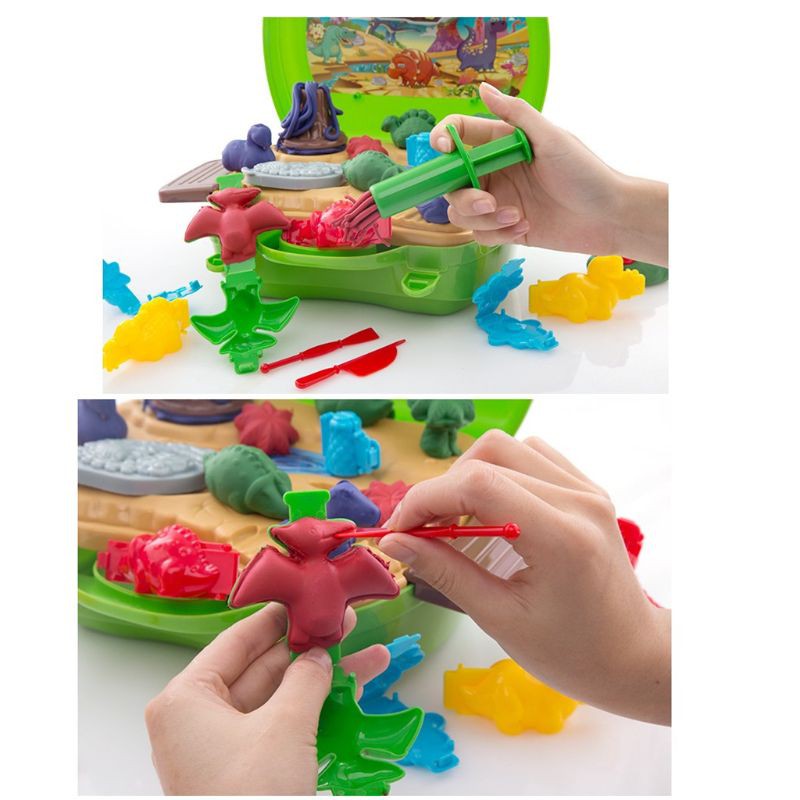 26 Miếng Đất Sét Hình Khủng Long 3d An Toàn Cho Bé Từ 3-12 Tuổi