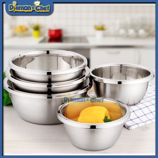 Bát trộn bột / Âu trộn bột / Tô trộn inox 24cm