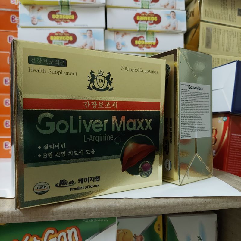 《Date 2025》Viên Uống Bổ Gan Goliver Maxx Korea hộp 60 viên