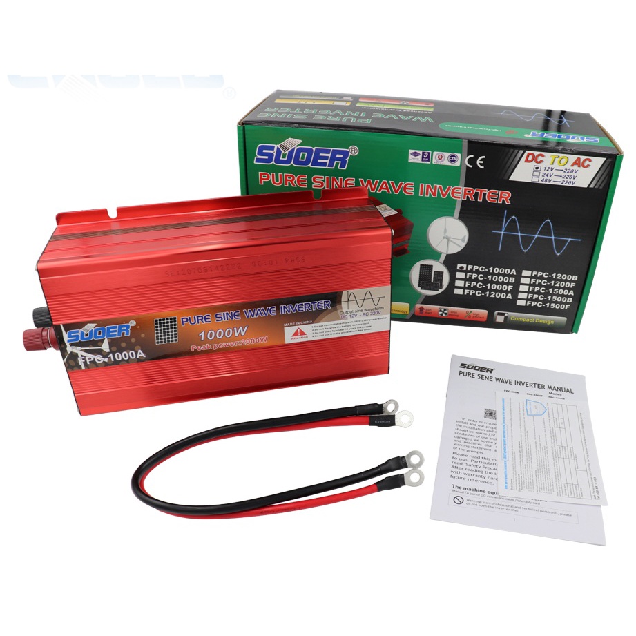 Máy kích điện sine chuẩn 24V 1000W - Pure sine wave 1000W