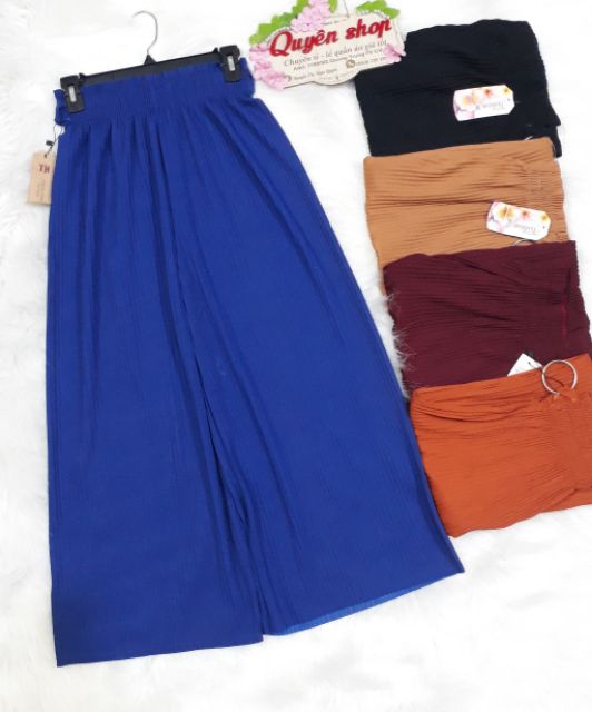 Quần dài suông vải dập ly, loại 1 phom 65kg