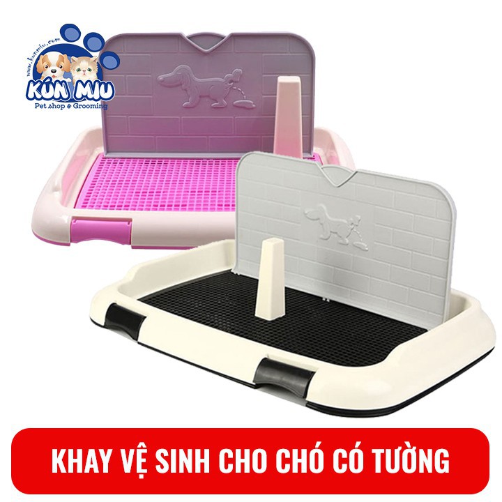 Khay vệ sinh cho chó có tường chắn  Diil LS181 chất liệu nhựa cao cấp