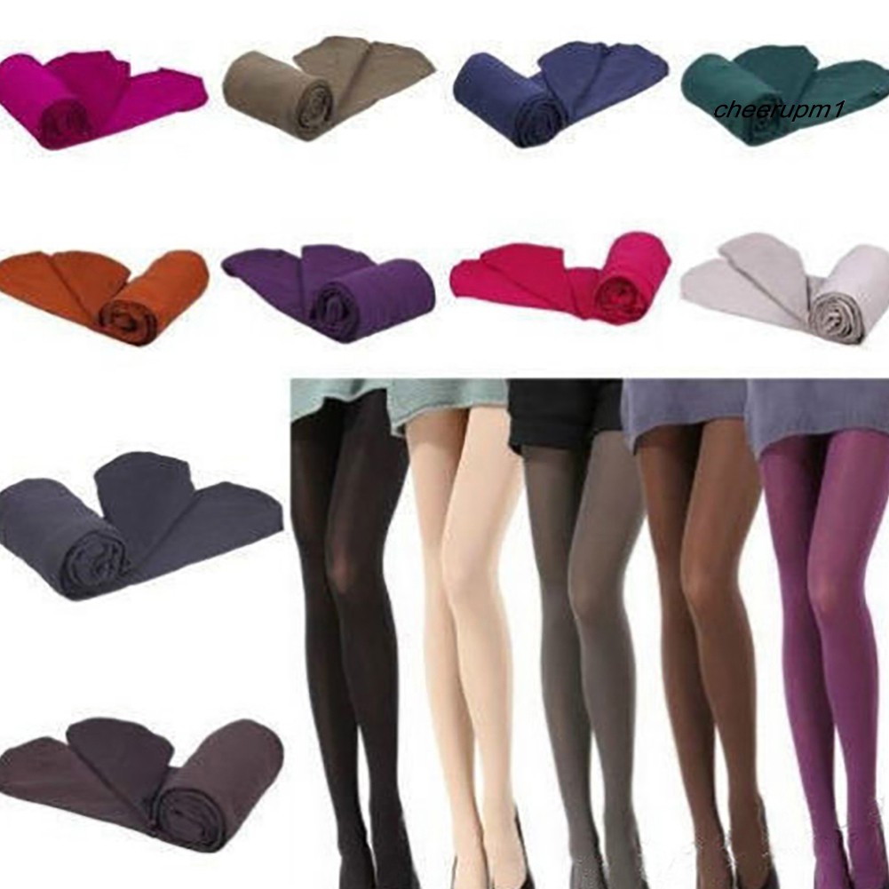 [Hàng Có Sẵn] Quần Tất Dày Ấm Áp Mùa Đông 120D Đầy Màu Sắc Dành Cho Nữ