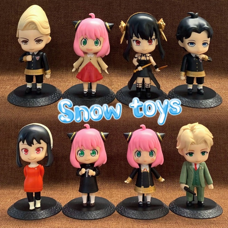 Mô hình Spy X Family - Mô hình Anya Loid Forger Yor Briar Becky Damian Emile Ewen - Cao 10~12cm