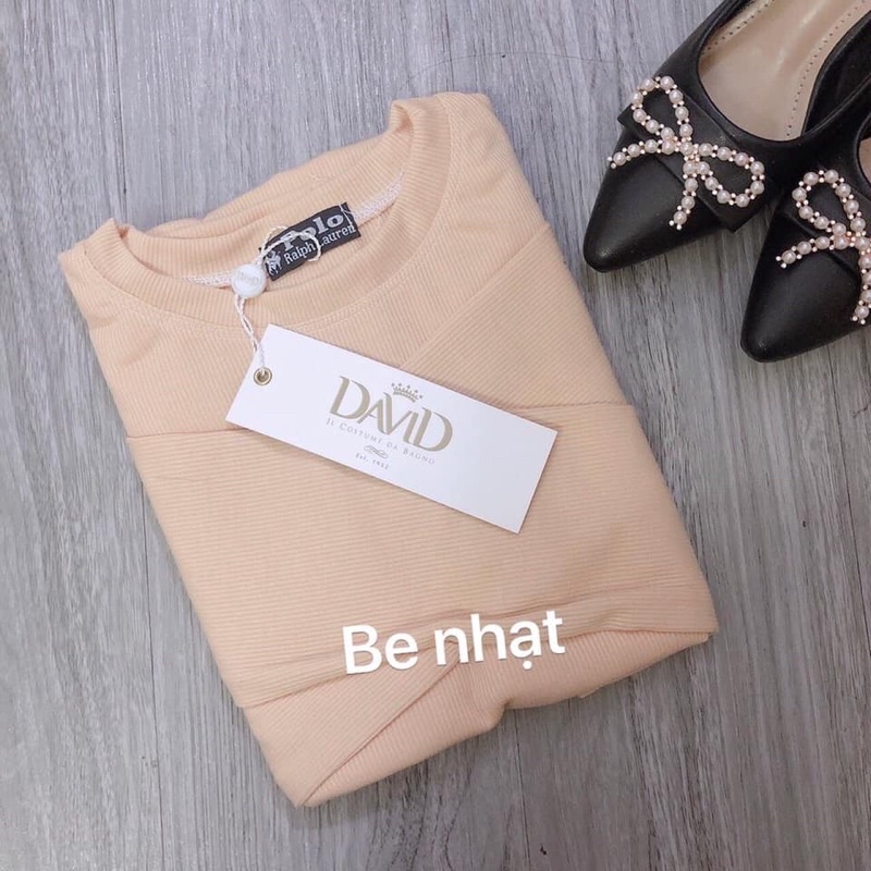 Váy body len tăm dài tay cổ tròn freesize dưới 55kg duyendell