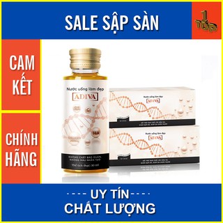 Tinh chất collagen adiva nước [mẫu mới] đẩy lùi khô sạm, ngăn ngừa nếp nhăn hộp 14 chai