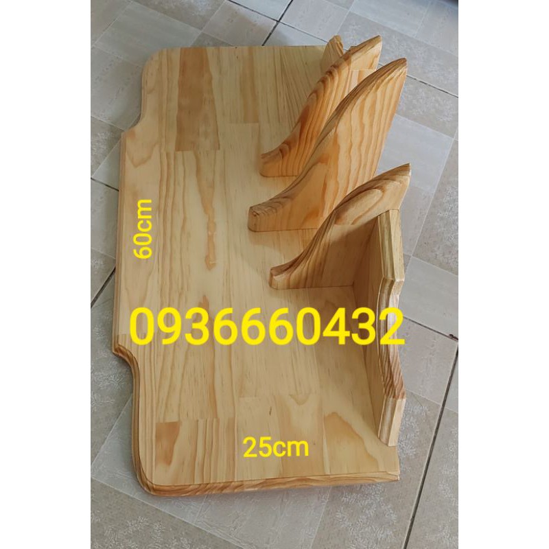 KỆ BÀN THỜ GỖ THÔNG 60*25(CM) KỆ THỜ CÔNG GIÁO