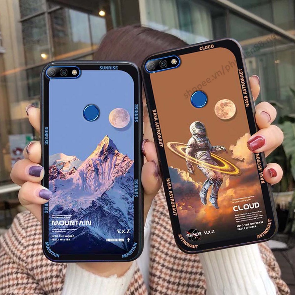Ốp Huawei Y7 Prime 2018 / Y7 Pro 2018 hình vũ trụ, mountain, cloud phong cách cá tính