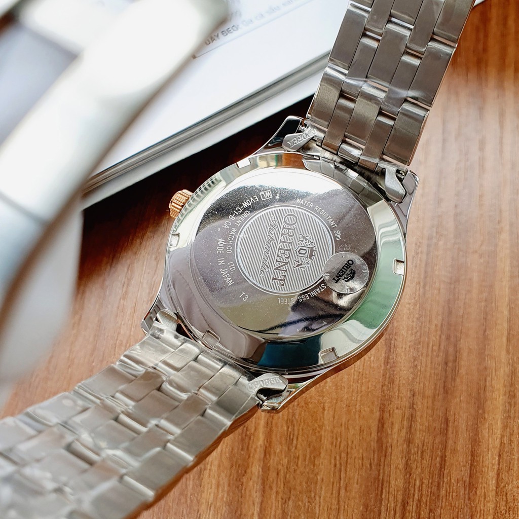 Đồng hồ nam Orient Automatic SEV0W001WH đẹp sang trọng