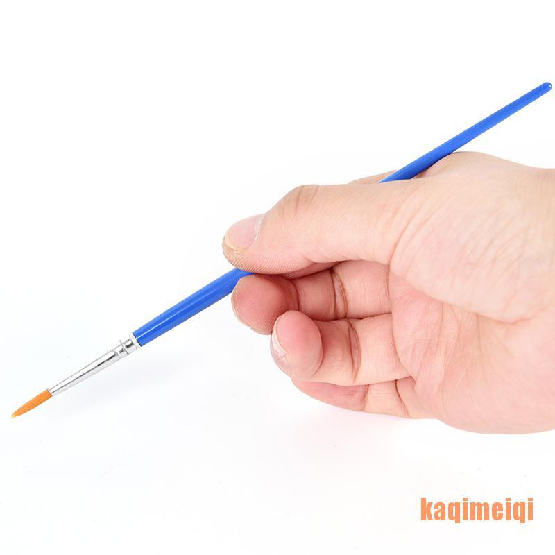 Set 10 Cọ Vẽ Tranh Màu Nước Đầu Tròn Bằng Nylon