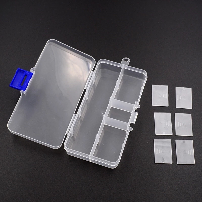Hộp đựng trang sức, hộp đựng đồ 10 ngăn tiện dụng/ hộp nhựa 10 ngăn
