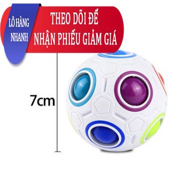 ┋✉Bán buôn xuyên biên giới cho trẻ em Rainbow Ball Rubik s Cube 12 lỗ giải nén đồ chơi trí tuệ Magic Activi