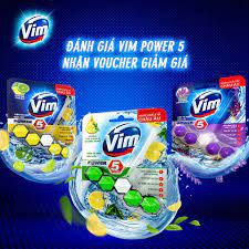 [ SIÊU TỐT] Viên Treo Bồn Cầu Diệt Khuẩn Vim Power 5