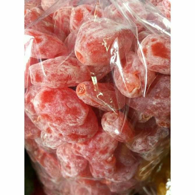 Xí muội hồng đào đặc sản Đà Lạt giòn ngon - túi zip 500gr