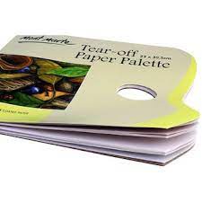 Palette Giấy Mont Marte Tear Off Paper Palette - Bảng Pha Màu Giấy Vẽ Màu Arylic, Sơn Dầu, Gouache 36 Tờ 50gsm