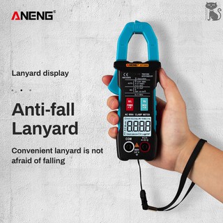 COD☆ ANENG ST205 4000 Counts Full Intelligent Automatic Range True RMS Digital Multimeter Clamp Meter