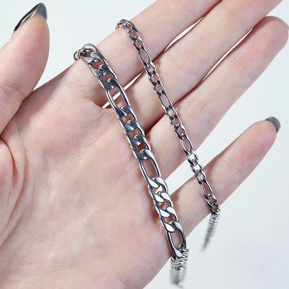 Vòng Đeo Tay Bằng Thép Không Gỉ Phong Cách Hiphop Dành Cho Nam Nữ