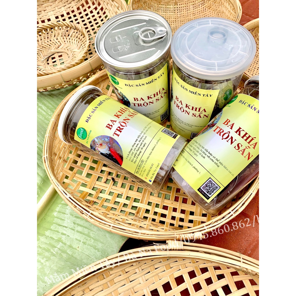 [Đặc sản Cà Mau] Ba khía trộn sẵn siêu thơm ngon &amp; bổ dưỡng hủ (700g)- Bà Na Food