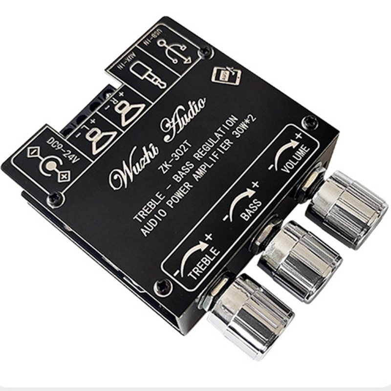 Bảng Mạch Khuếch Đại Âm Thanh Siêu Trầm 1 Pc 2 0 Kênh Kèm Tua Vít Dễ Lắp Đặt