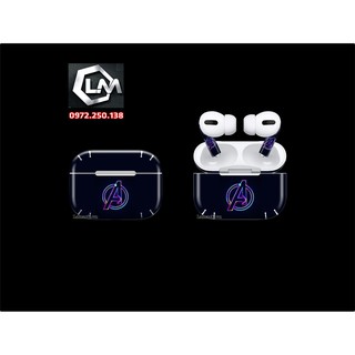 Skin Tai nghe đa phong cách cho Airpods Pro mẫu Avenger