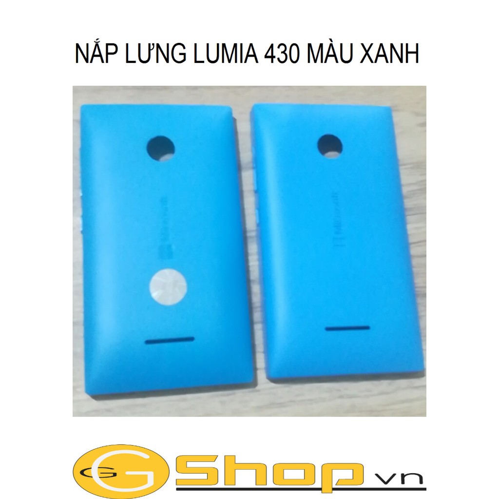 NẮP LƯNG LUMIA 430 MÀU XANH