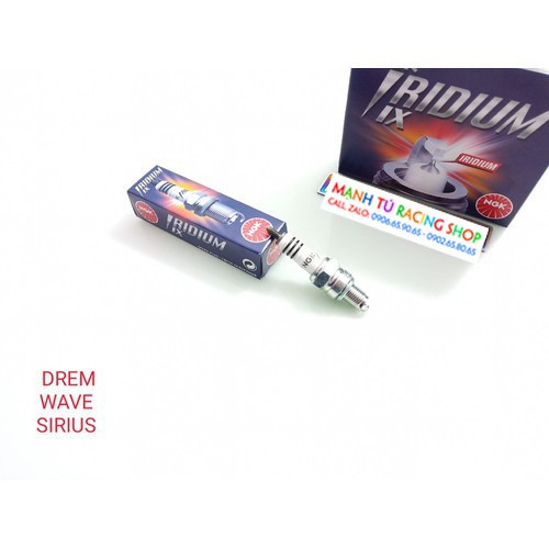 bugi NGK IRIDIUM gắn xe wave drem sirius