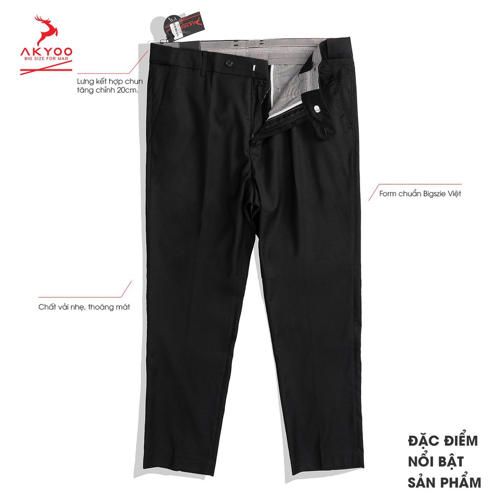 Quần Âu Cho Người Béo, quầu âu size lớn, quần âu cỡ to, thời trang bigsize (size 80-140kg) | BigBuy360 - bigbuy360.vn