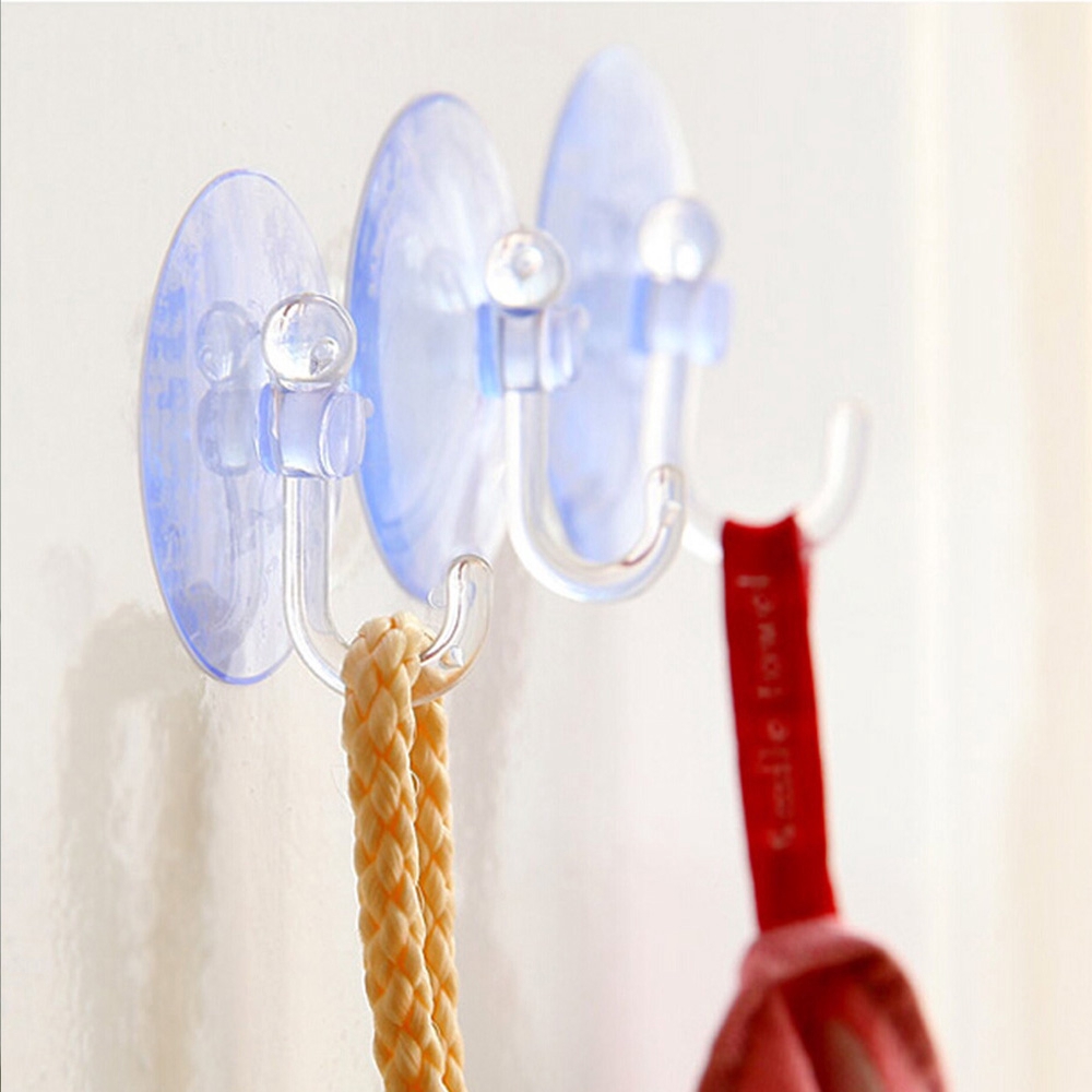 10 Móc treo kiểu giắc hút gắn tường nhà tắm/ nhà bếp