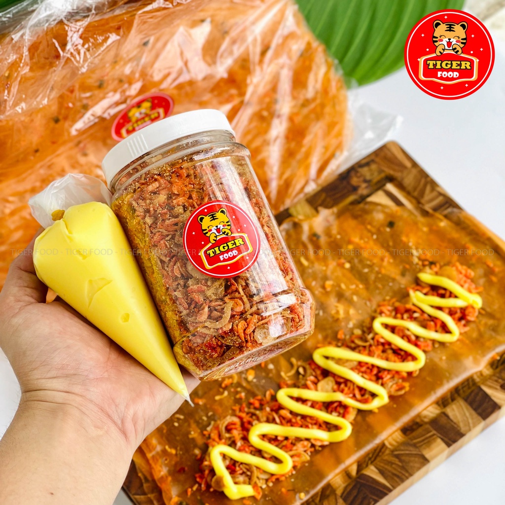 Muối ruốc hành phi 200G  đặc biệt 💖TIGER FOOD💖 muối tôm nhuyễn hành phi đặc sản Tây Ninh ăn kèm bánh tráng phơi sương