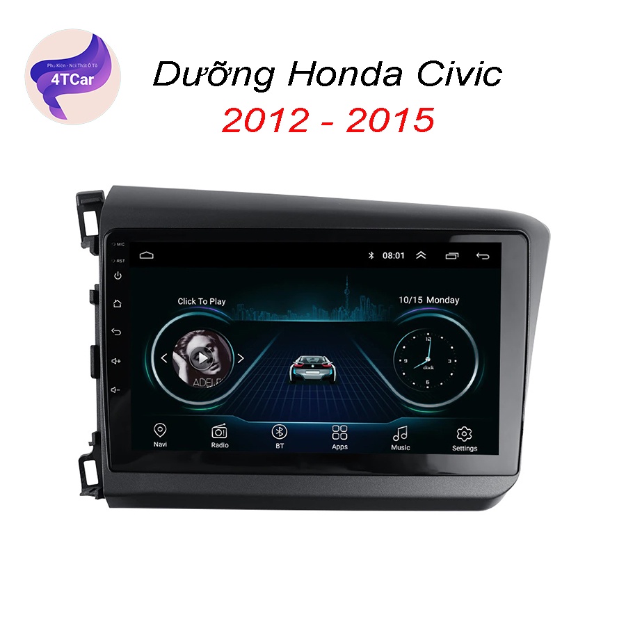 Mặt dưỡng Honda Civic 2012-2015 (9 inch)