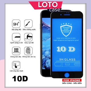 Kính cường lực iphone kính cường lực cao cấp full màn tiện ích trong suốt 10D IPHONE 6/6s/6plus/7/7plus/8/8plus/p