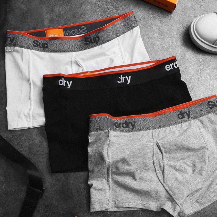 Pack 3 Quần Lót Nam Có Cửa Túi Trước Boxer S.dry Full Hộp Box 3 Cái Mềm Mại Thoáng Mát