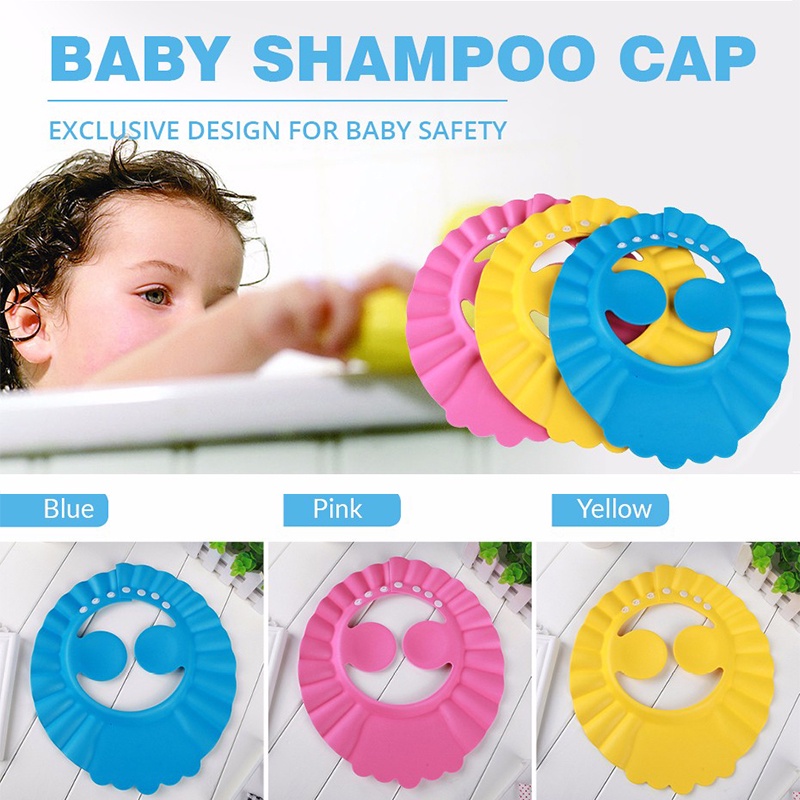 Mũ đội bằng EVA chống thấm nước khi tắm cho trẻ em