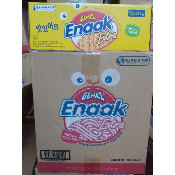 Sỉ 6 hộp mì Enaak - Mì tôm ăn sống mì trẻ em