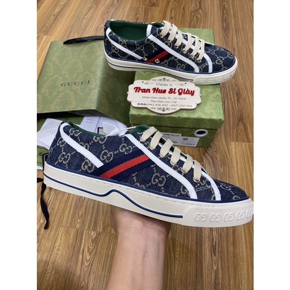 Giày nam nữ siêu câp xanh guc kj full box