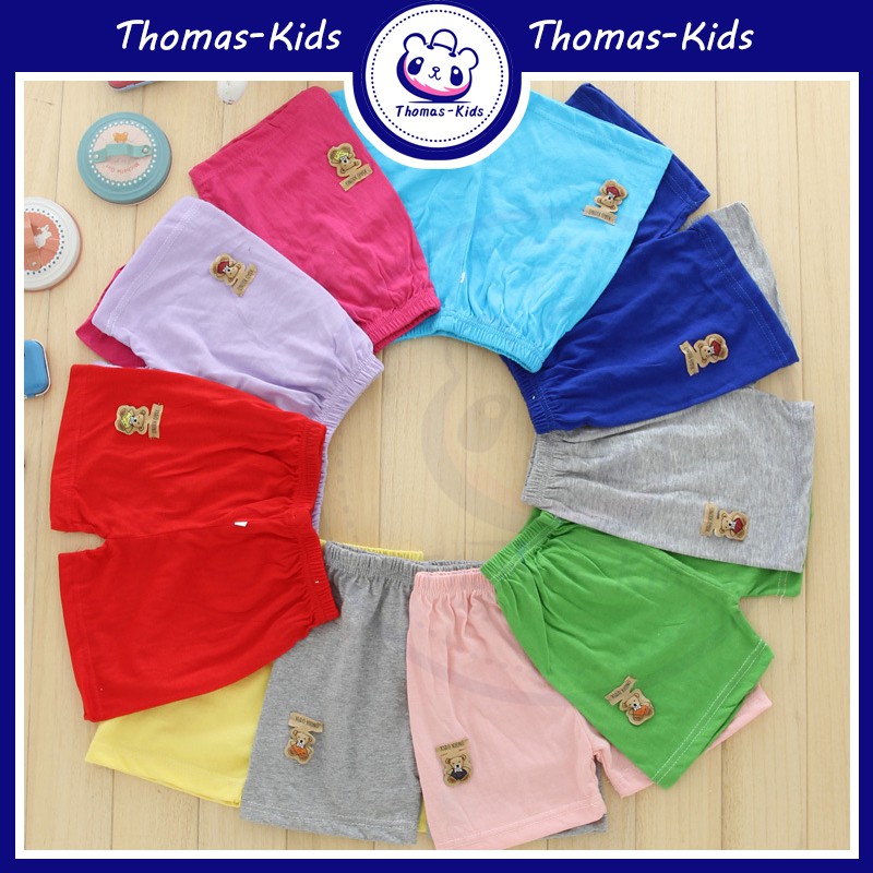 [D305] 0.5-6 Tuổi Quần Short Cotton In Họa Tiết Hoạt Hình Cho Bé