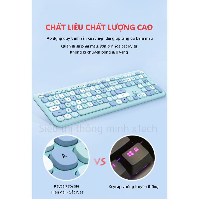 Combo bàn phím và chuột không dây MOFii Ferris Hand 666 - Hàng chính hãng có sẵn - Mẫu mới | BigBuy360 - bigbuy360.vn