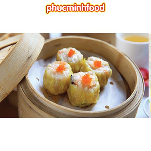 Combo dimsum Há cảo, Hoành Thánh, Xíu Mại Nhân Thịt khay 500gram khoảng 50 viên